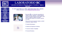 Tablet Screenshot of laboratoriobc.com.ar